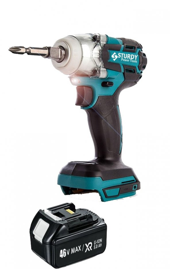 Sturdy Power Tools Brushless DC Motor 46 Volt 5.0 Ah Darbeli Somun Sıkma & Vidalama Özelliği - 4
