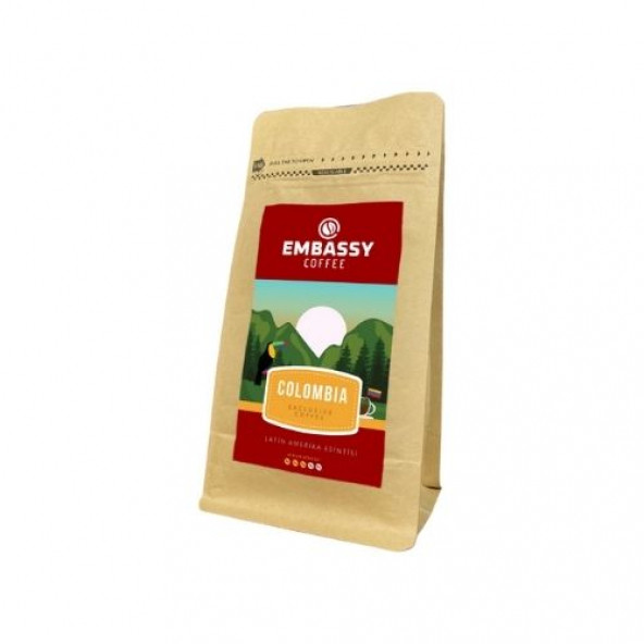 Embassy Coffee Colombia Supremo Filtre Öğütülmüş Kahve 250 gr.