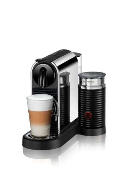 Nespresso D145 Citiz Kapsüllü Kahve Makinesi ve Süt Köpürtücü Aksesuar Platinum - 3