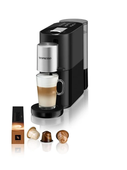 Nespresso S85 Atelier Süt Çözümlü Kapsüllü Kahve Makinesi Siyah