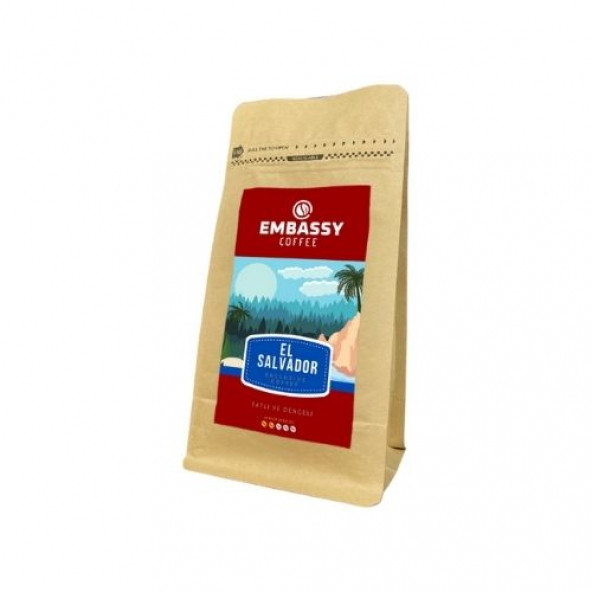 Embassy Coffee El Salvador Shasta Filtre Öğütülmüş Kahve 250 gr.