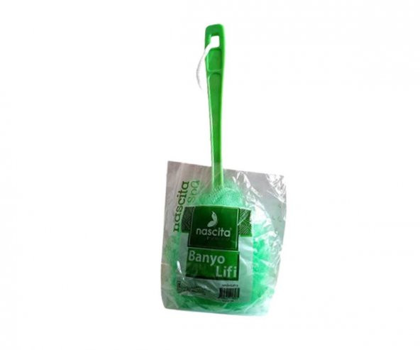 Nascita Banyo Duş Lifi Saplı Yeşil