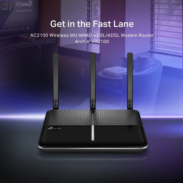 TP-LINK ARCHER VR2100 4PORT VDSL/ADSL 2100Mbps MODEM ROUTER - 2