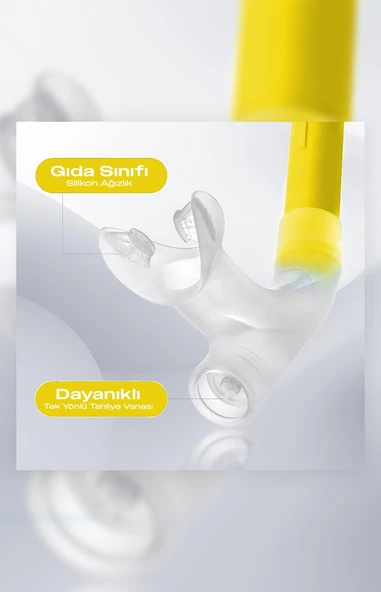 Proforce Proforce Yetişkin Yüzücü Antreman Önden Takmalı Valfsız Havuz Şnorkeli  SN10SAR - 2