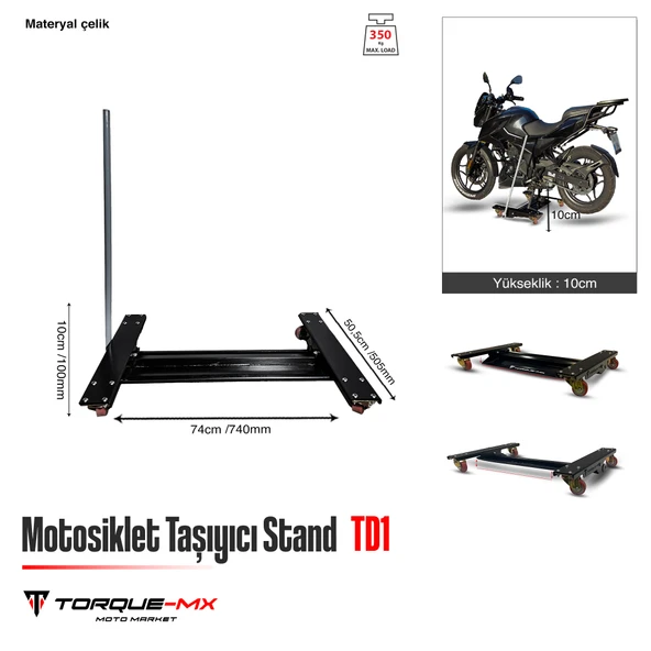 Torque-MX Motosiklet Taşıyıcı Stand TD1 - Resim 4