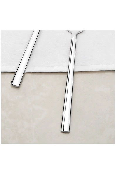 Nehir Dalyan 30 Parça Sade Bıçaksız Çatal Kaşık Takımı - Resim 2