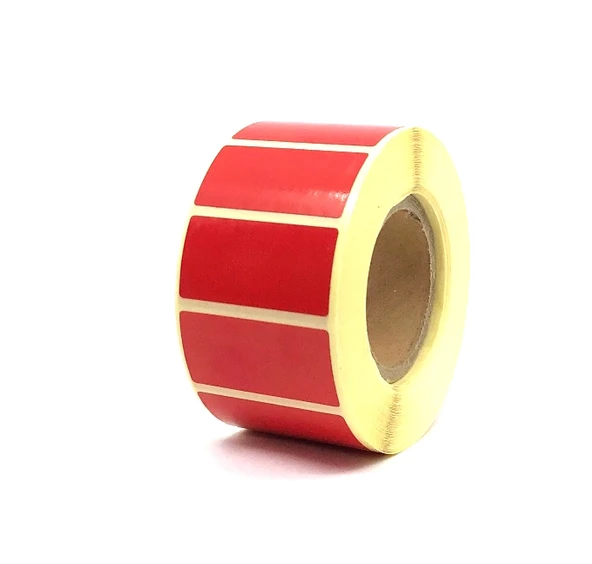 Mikronbil 20x40 1000 Li Lamine Termal Etiket Kırmızı