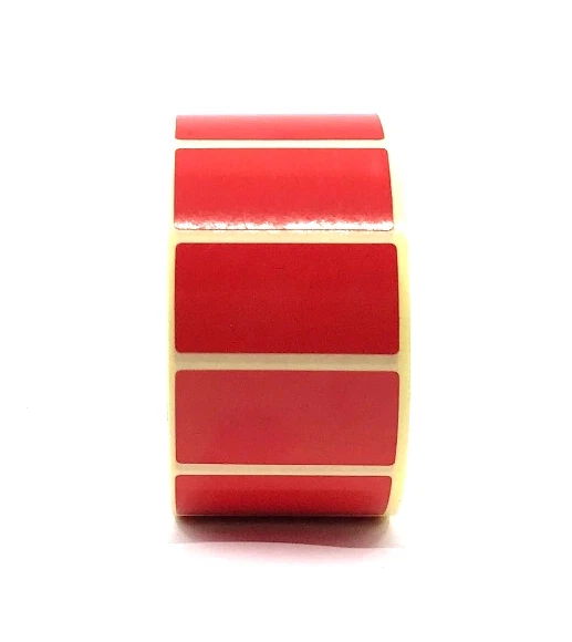 Mikronbil 20x40 1000 Li Lamine Termal Etiket Kırmızı ürün görseli 1