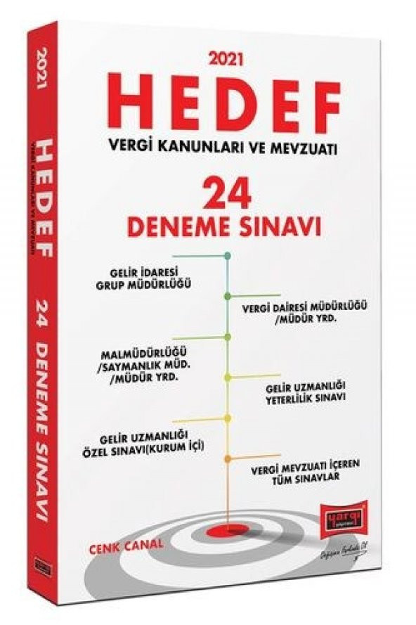 Yargı Yayınları 2021 Hedef Vergi Kanunları ve Mevzuatı 24 Deneme Sınavı
