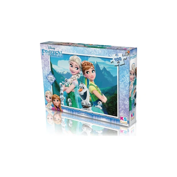 Ks Games Puzzle 100 Parça Frozen ürün görseli 1