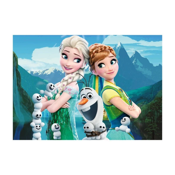 Ks Games Puzzle 100 Parça Frozen - Resim 2