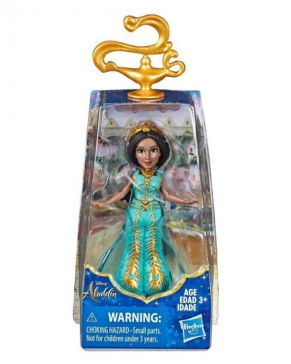 Disney Aladdin Prenses Jasmine Yeşil Kıyafetli Mini Figür E6425