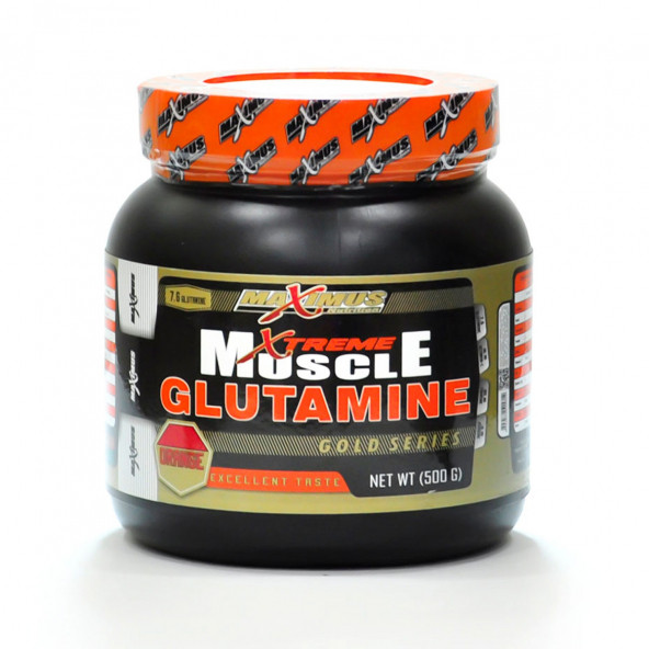 Maximus Nutrition Muscle Glutamine 500 gr + 3 HEDİYE