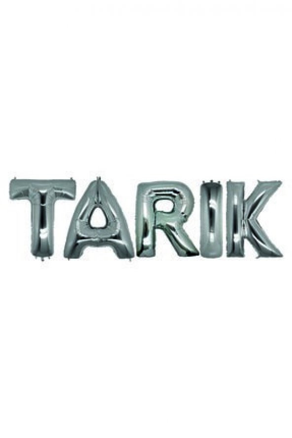 doğum günü Tarık gümüş harf folyo balon set