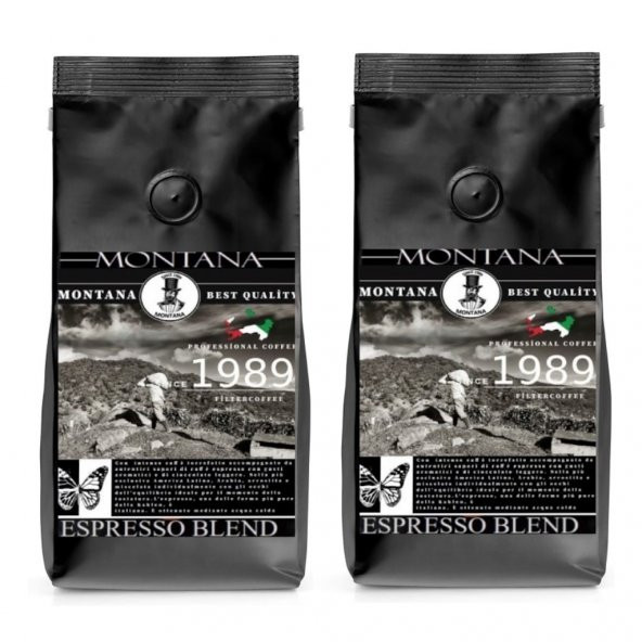 Montana Best Quality Espresso Blend Çekirdek Kahve 6 x 1 KG