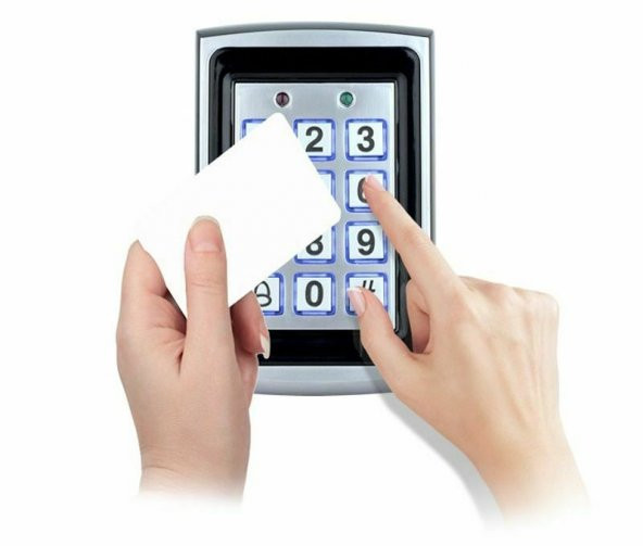 RFID Şifreli Kapı Kilidi -Metal Kasa Kartlı Geçiş Sistemi SET - 4