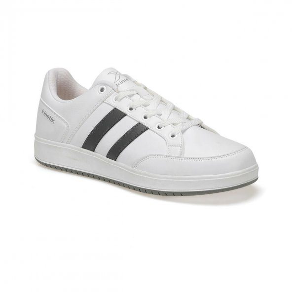 KINETIX ERKEK BEYAZ DUZ TABAN SNEAKER SPOR AYAKKABI - 1