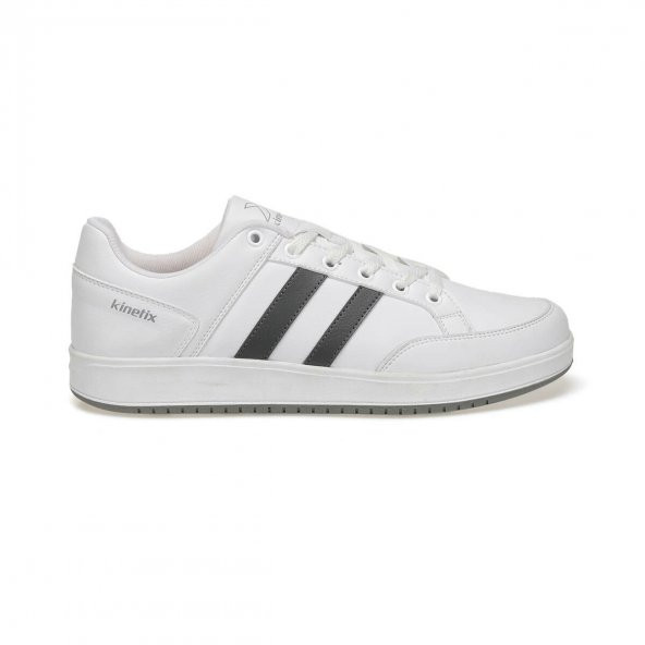 KINETIX ERKEK BEYAZ DUZ TABAN SNEAKER SPOR AYAKKABI - 2
