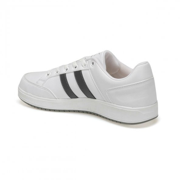 KINETIX ERKEK BEYAZ DUZ TABAN SNEAKER SPOR AYAKKABI - 3