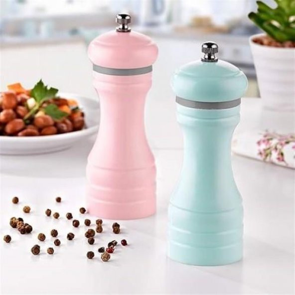 Sun Plastik Tuz ve Karabiber Değirmeni Yeşil 12 cm SC-2560