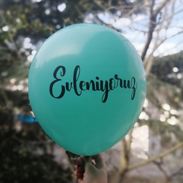 Evleniyoruz yazlı balon paketi