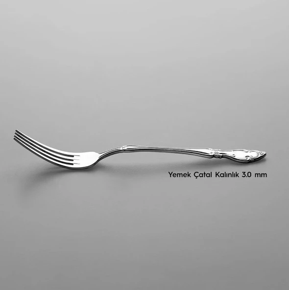 Nehir Adriana Sade 72 Parça Büyük Aile Takımı - Resim 4