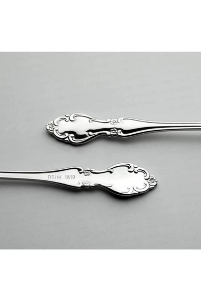 Nehir Adriana Sade Çatal 84 Parça Kaşık Bıçak Takımı - Resim 2