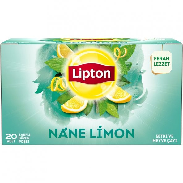 Lipton Nane Limon Çayı 20 Adet x 2 Gr