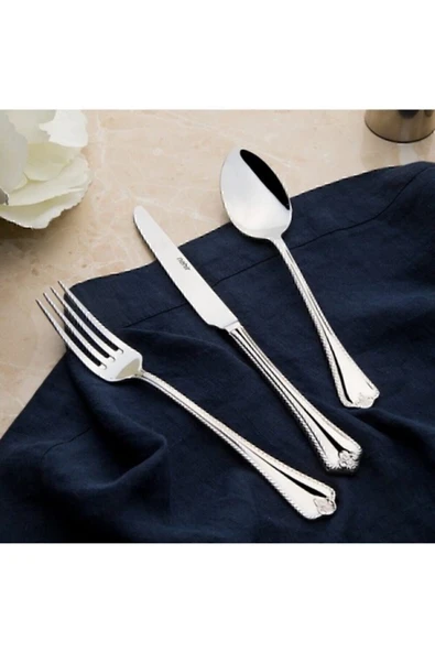 Nehir Fulya 12 Adet Sade Yemek Çatal - Resim 2