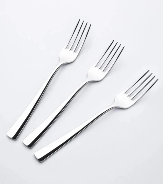 Nehir Deniz Sade 12 Li Tatlı Çatal ürün görseli 1