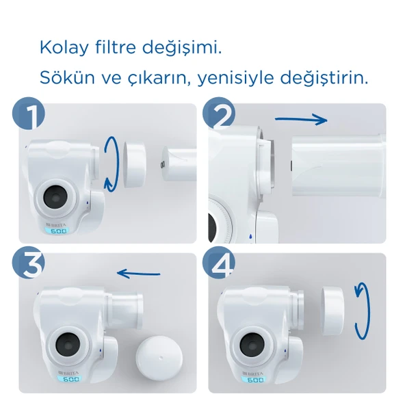 BRITA On Tap V-MF Musluk Üstü Filtreleme Sistemi Yedek Filtresi - Resim 3