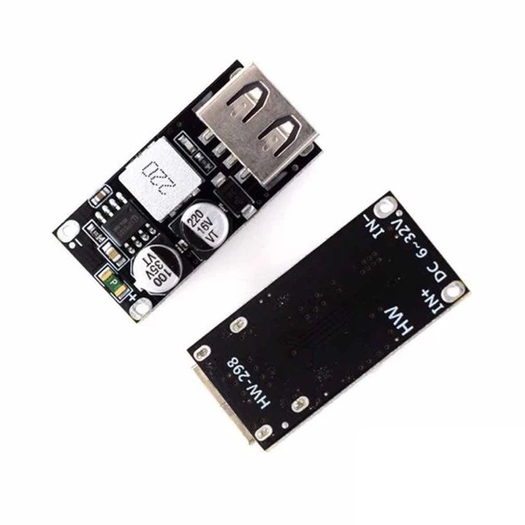 HW-298 Dc-Dc Usb Şarj Modülü Step Down Qc3.0 Hızlı Şarj - 2