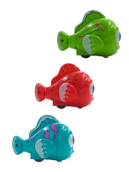 11 cm Sürtmeli Renkli Balık - Bebeğinizin Yeni Oyun Arkadaşı! - 2