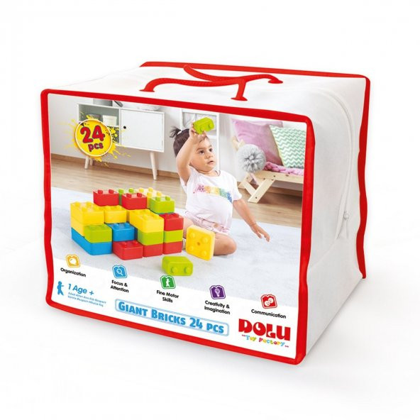 5033 TUĞLA BLOKLAR 24 PARÇA