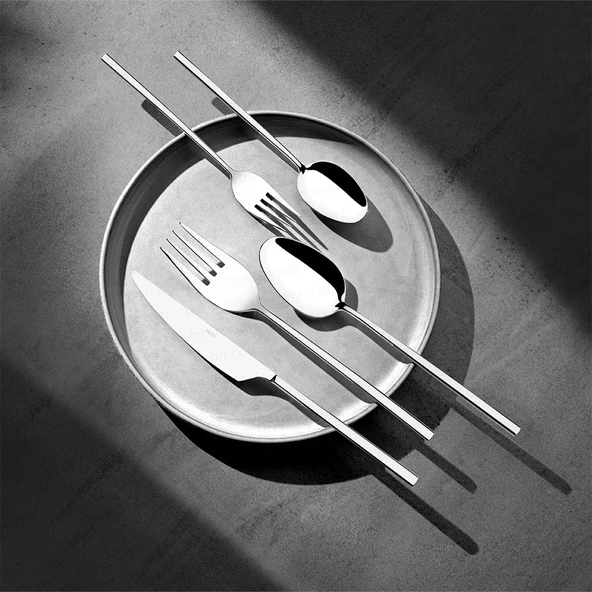 Nehir Gloria Sade 6 Kişilik 36 Parça Çatal Kaşık Bıçak Takımı ürün görseli 1