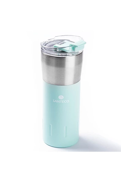 Tantitoni 024-01-MİNT YEŞİLİ ÇİFT KATMANLI PASLANMAZ ÇELİK TERMOS BARDAK 500ML ürün görseli