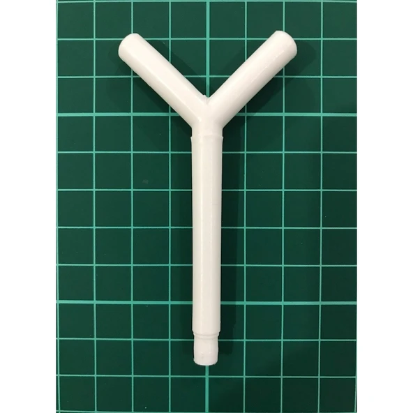 3 Adet - Y Boru (Plastik) Okul Deney ve Etkinlik için Y Şekilli - 3
