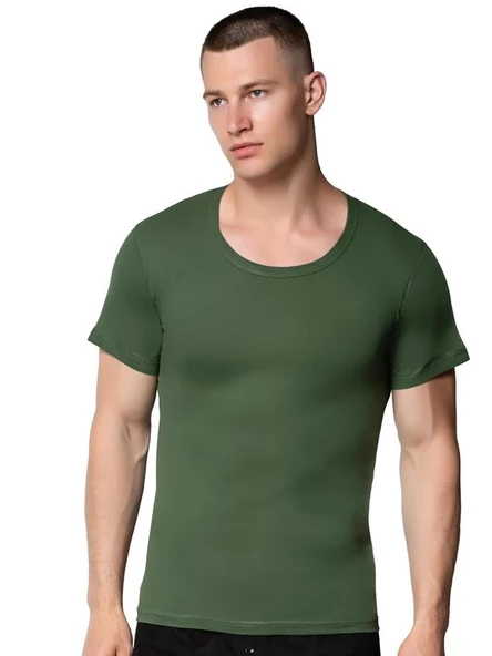 6 Adet Sedef Yıldız Erkek Battal Bisiklet Yaka Fanila Atlet 1009 - 2