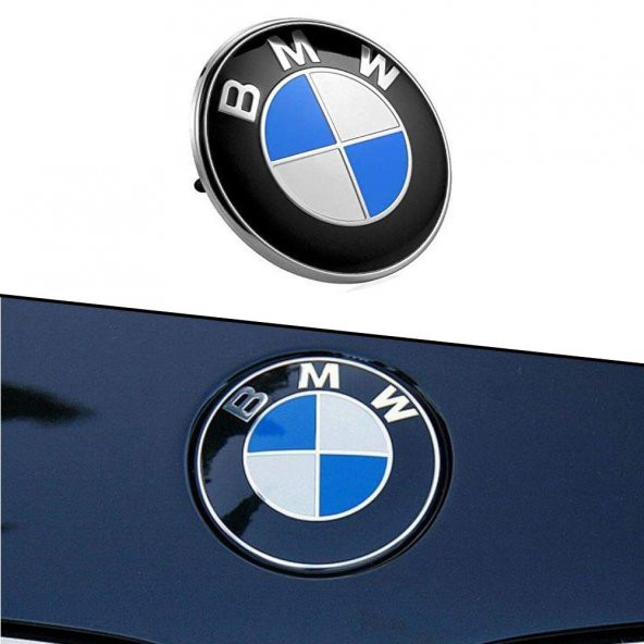 BMW Aksesuar Kabartmalı Ön Kaput Kapağı Logo