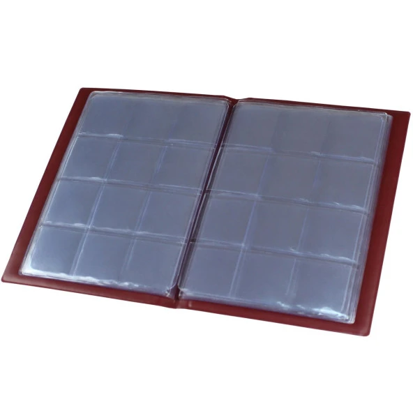 PULKO HistorY 1970 Madeni Para Klasik Cep Albümü 96 (155x205), 8 Yaprak, Her Yaprakta 40mm Çapında 12 Cep'li, Toplamda 96 Adet Madeni Para Kapasiteli, - 2