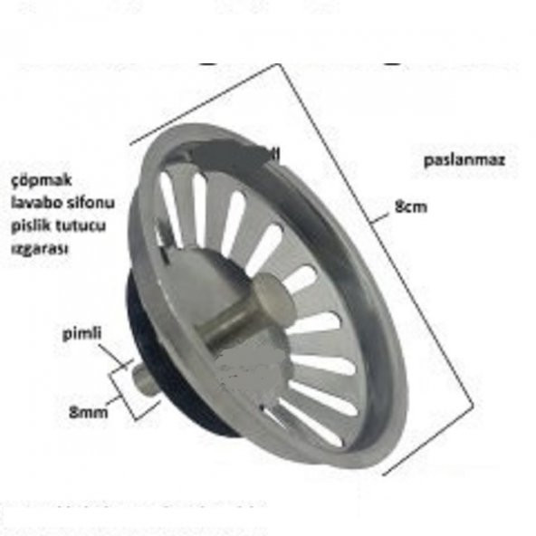 Mutfak Evye Sifon Süzgeci - 2