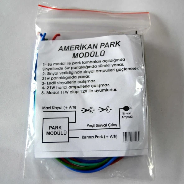 PEUGEOT BİPPER PARTNER AMERİKAN PARK SİNYAL MODÜLÜ - Resim 5