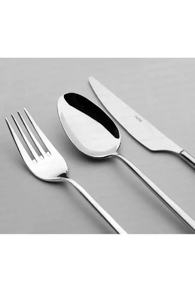 Nehir Gloria Sade 84 Parça Çatal Kaşık Bıçak Takımı - Resim 2