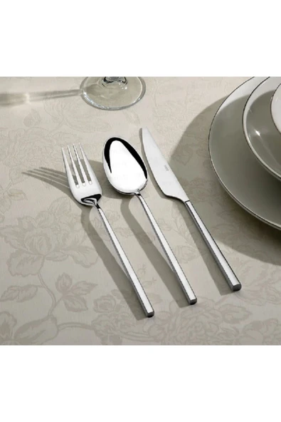 Nehir Gloria Sade 84 Parça Çatal Kaşık Bıçak Takımı ürün görseli 1