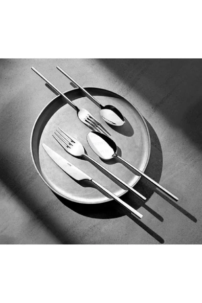 Nehir Gloria Sade 84 Parça Çatal Kaşık Bıçak Takımı - Resim 3