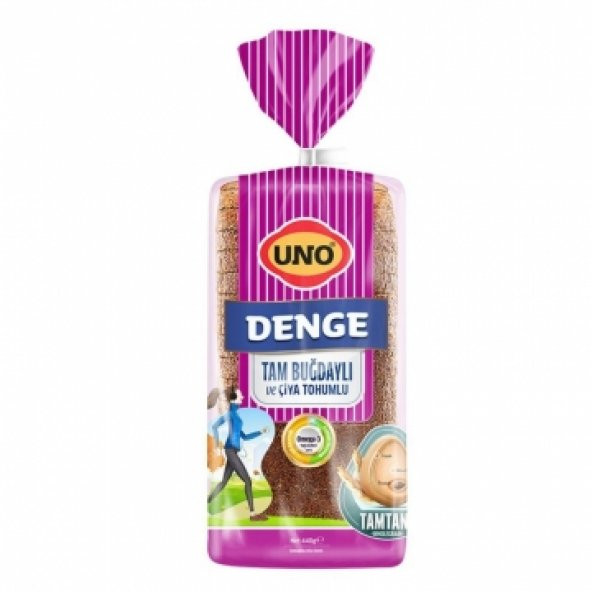 Uno Denge Tam Buğdaylı ve Çiya Tohumlu Ekmek 350 gr - 1