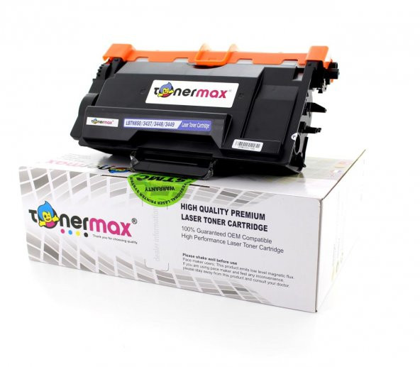 Brother MFC-L5750DW Muadil Toner / TN3437 8K