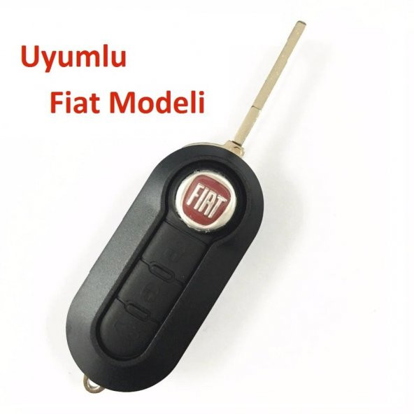 Fiat 500 Punto Doblo Panda Bravo Combo Silikon Anahtar Kılıfı - 2