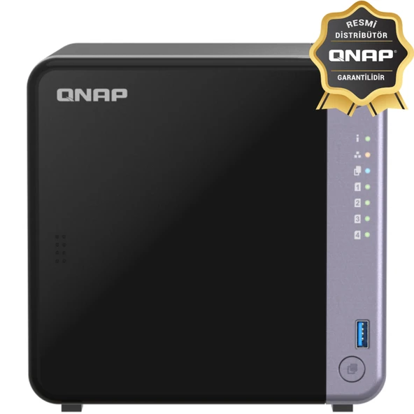 QNAP TS-432X-4G 4 YUVALI 4GB DEPOLAMA ÜNİTESİ (Resmi Distribütör Garantili) ürün görseli
