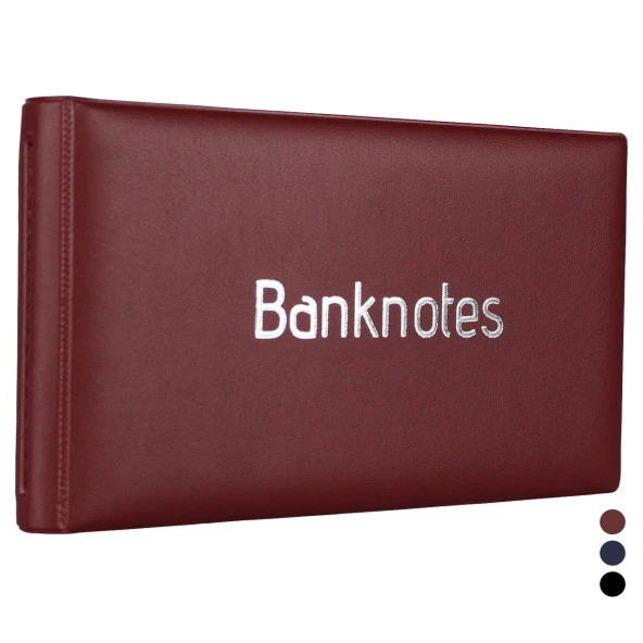 PULKO HistorY 1970 Kağıt Para Klasik Cep Albümü 20, (175x93mm), 20 Yaprak, Dıştan Dışa Albüm Boyutu (110x200mm),